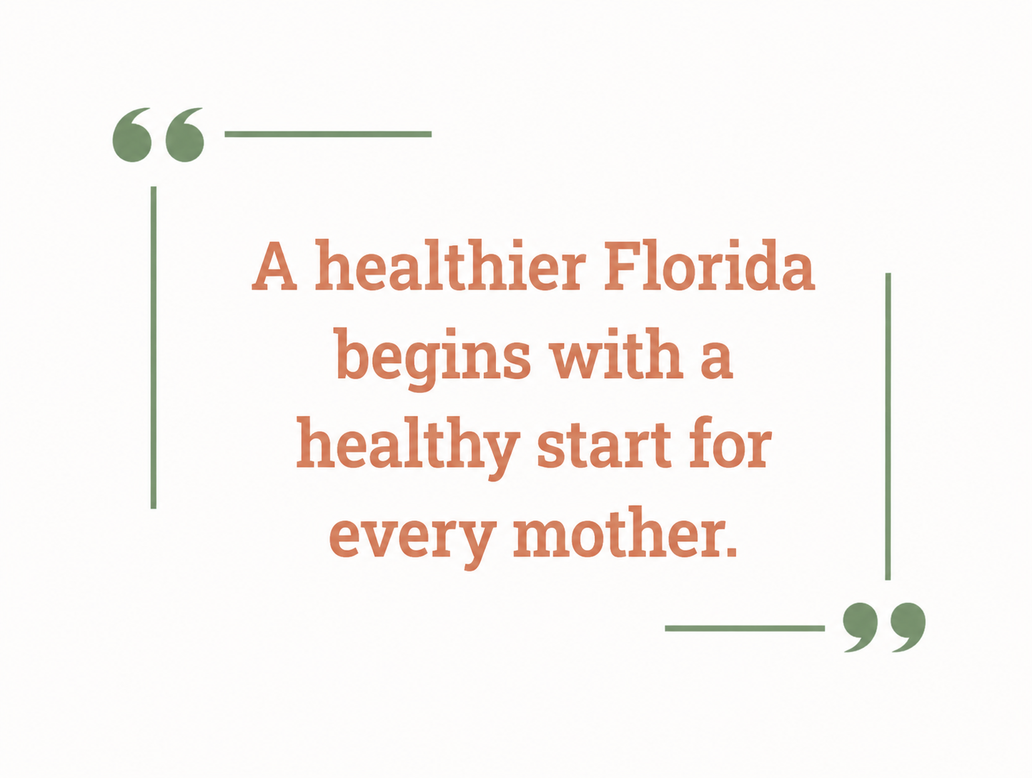 From the Start initiative quote